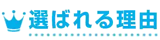 選ばれる理由